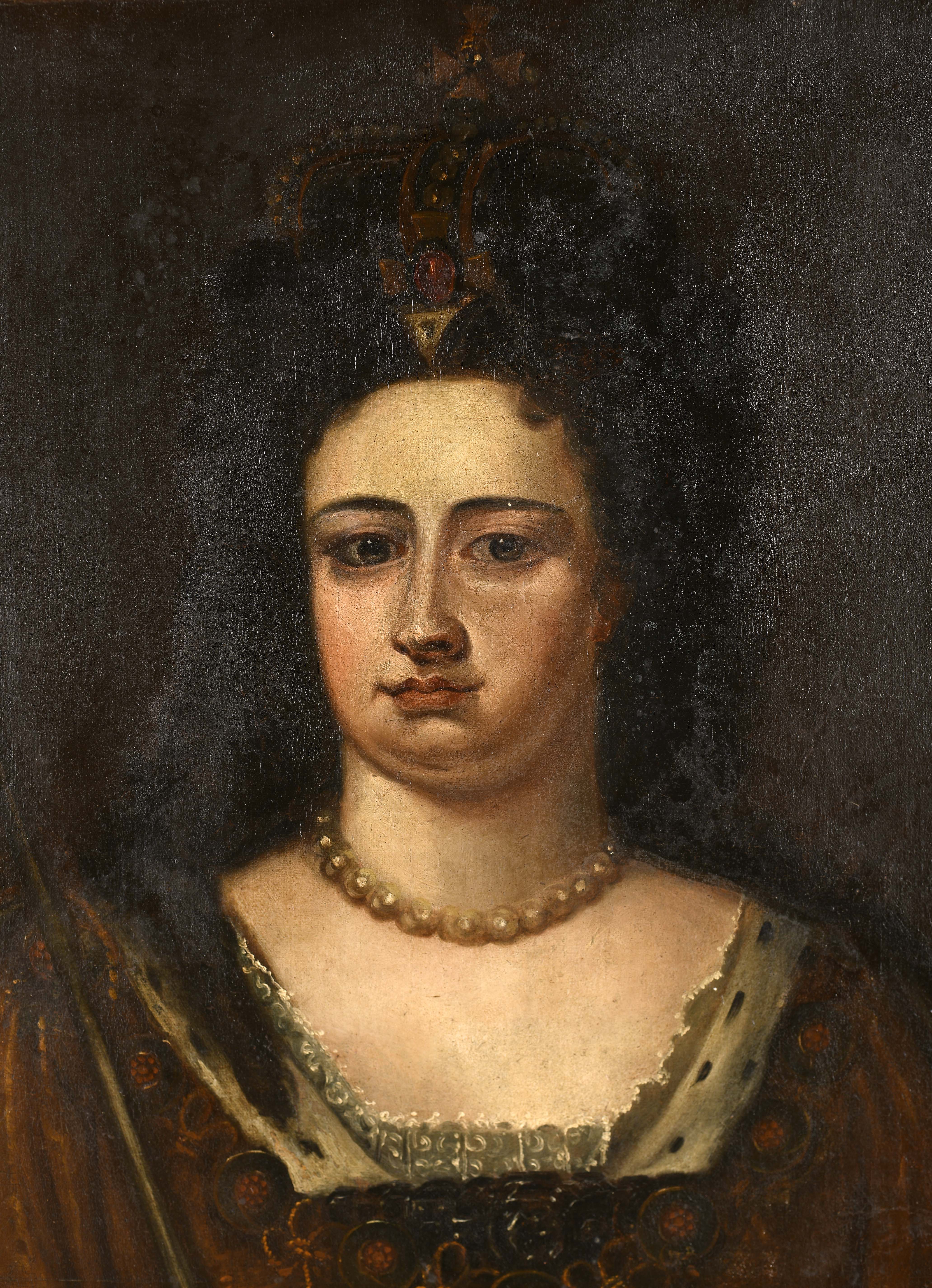 Portrait of Queen Anne of England (1665-1714) - Image 2 of 2