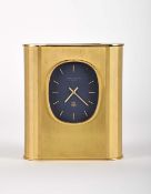 A Patek Philippe solar table clock, Ellipse model