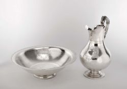 An ewer and basin