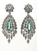 A pair of earrings