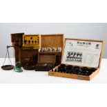 JEWELLERS/WATCH REPAIRERS EQUIPMENT, to include: SET OF DRACIP PUNCHES, in fitted teak case, SMALLER