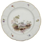 German. A 18th Century Ludwigsburg Porcelain Plate