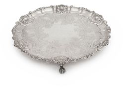 A George IV silver salver