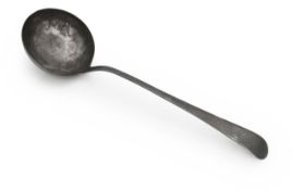A mid 18th century silver Old English pattern ladle