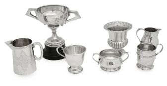 A collection of miscellaneous silver items