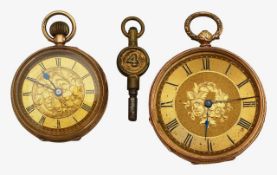 A 14K cased Victorian keywind pocket watch
