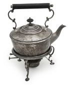A George V silver spirit kettle