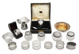 A collection of British, Continental and American silver and plated wares