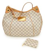 A Louis Vuitton Galliera PM handbag and zip wallet