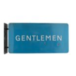 A British Railways Gentleman double sided enamel sign