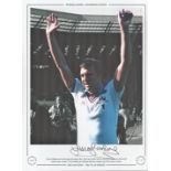 Trevor Brooking 16x12 signed colourised photo, Autographed Editions, Limited Edition. Photo Shows