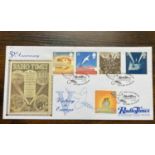 1995 Peace Freedom Benham Official Radio Times FDC Victory in Europe special Pmk. Official Cover
