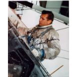 Gemini 11 Astronaut Richard (Dick) Gordon signed 10x8 inch colour photo of Richard Entering the