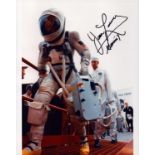 Gemini 7 Astronaut Jim Lovell signed 10x8 inch colour walking to the ship 1965. From Autograph