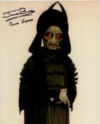Star Wars The Phantom Menace colour 8x10 photo signed by actor Jerome Blake as Rune Haako
