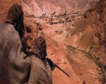 Star Wars A New Hope colour 8x10 photo signed by actor the late Alan Fernandes as a Tusken Raider