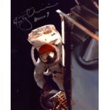 Apollo 9 Astronaut Rusty Schweickart signed 10x8 inch colour photo. Apollo 9 March 13th, 1969, photo
