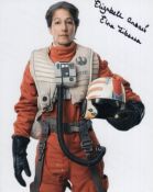 Star Wars The Last Jedi colour 8x10 photo signed by Rebel pilot Elizabeth Ansari as Elna Zibsara