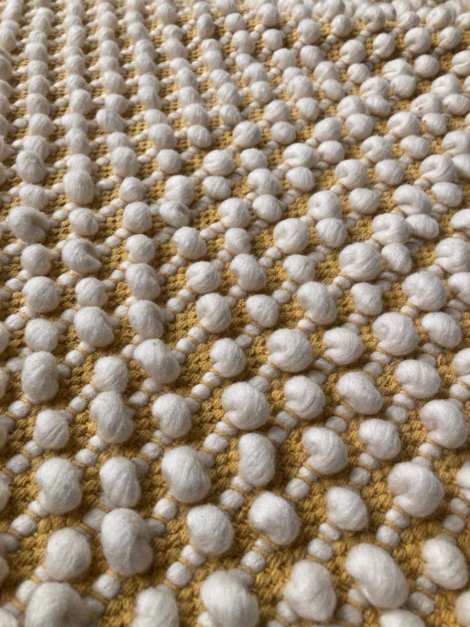 Bumpy Wool Rug A contemporary 'bobbly' wool rug by 'Loaf', the numerous natural ...