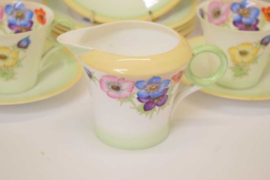 Shelley Regent "Anemone Bunch" part tea service - Image 7 of 15