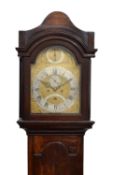 George III oak-cased 8-day longcase clock with London five-pillar movement