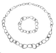 Georg Jensen - Offspring necklace and matching bracelet