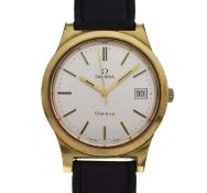 Omega - Genève gold plated and stainless steel wristwatch, ref. 136.0102