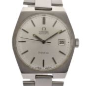 Omega - 1970s Genève stainless steel bracelet watch, ref. 166099