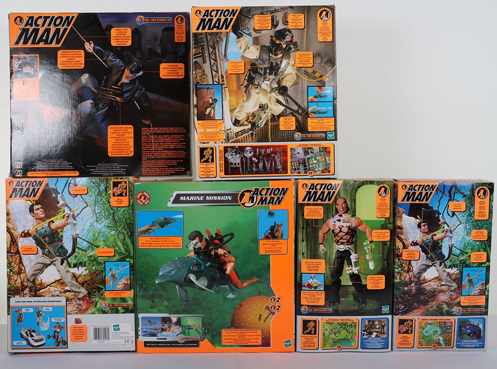 Boxed Actionfigures Five Hasbro Action Man Boxed Figures, circa 1997-2001, Special Forces ...