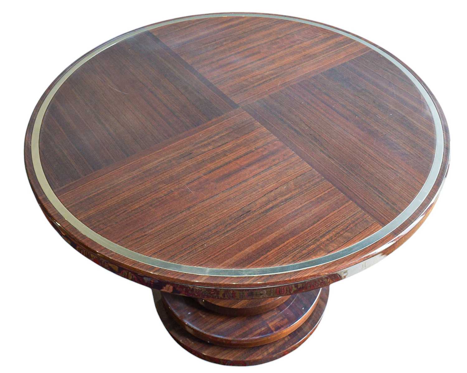 Superyacht furnishings, a contemporary circular dining table. - Image 3 of 3