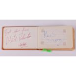 Various Artists, a 1973/74 autograph album, a prize in a competition by Radio Luxembourg and won