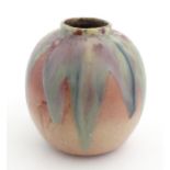 A Royal Doulton Chang Ware stoneware vase, by Charles Noke and Harry Nixon. Marked under with makers
