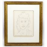 After Henri Matisse (1869-1954), Lithograph, Eglise des Bois for Poesies Antillaises, A portrait