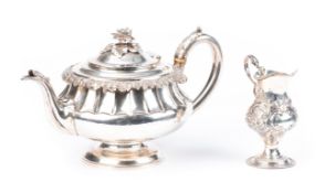 Travail anglais XIXe et XVIIIe - Ensemble en argent sterling pour le thé