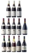 BOURGOGNE - CÔTES DU RHÔNE - Ensemble de 13 bouteilles
