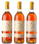 BORDEAUX - Château d'Yquem, Lur Saluces, Sauternes, 1er Cru Supérieur, 1989