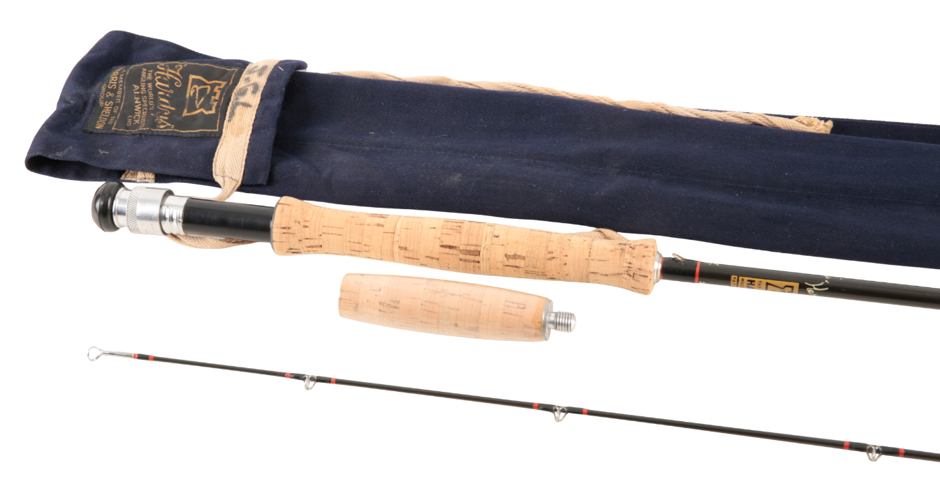 Advert Hardy Rods HARDY: A GRAPHITE TWO PIECE FLY ROD length 9ft10