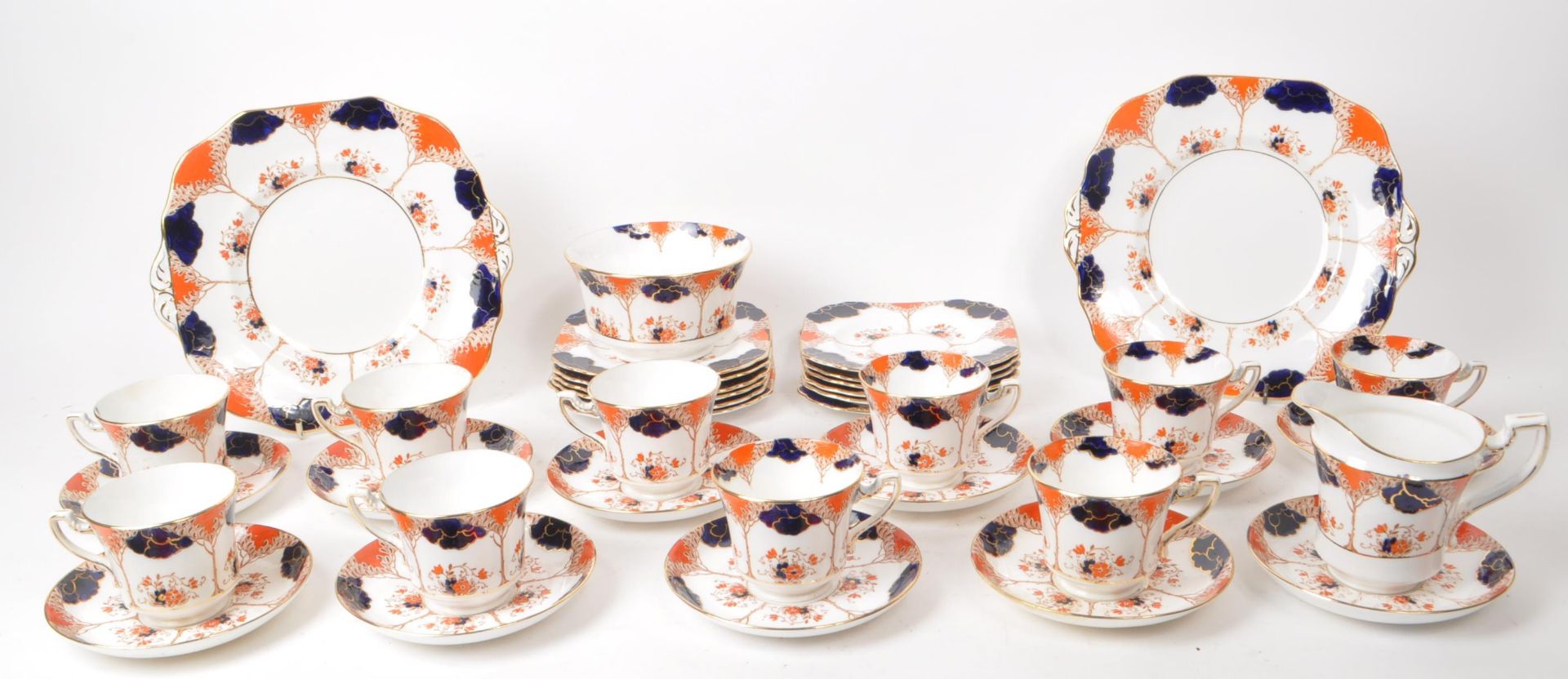 WETLEY - EARLY 20TH CENTURY BONE CHINA TEA SERVICE PIECES