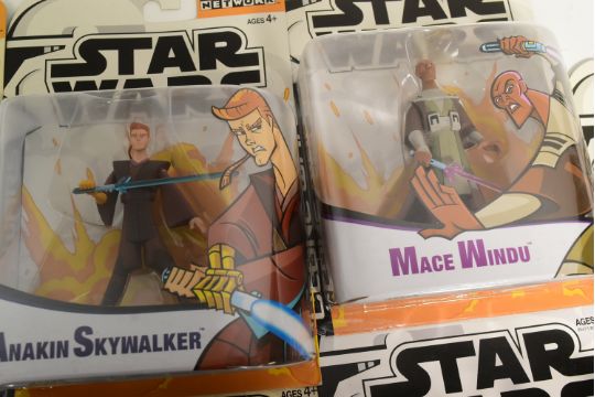 STAR WARS - THE CLONE WARS - CARTOON NETWORK CARDED ACTION FIGURES - Image 8 of 9