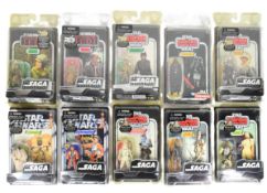 STAR WARS - THE SAGA COLLECTION - CARDED ACTION FIGURES