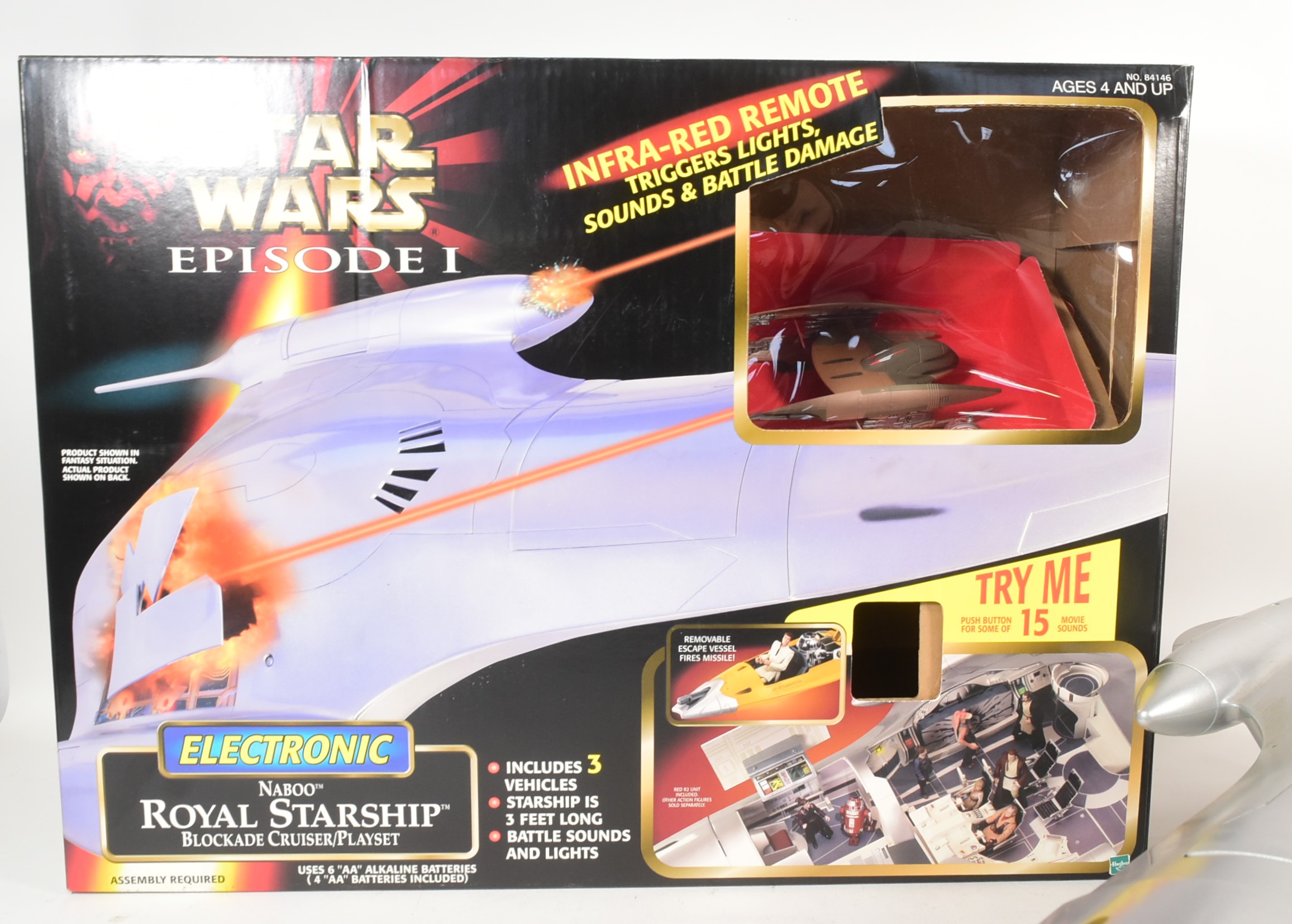 STAR WARS - EPISODE I - NABOO ROYAL STARSHIP ACTION FIGURE PLAYSET - Image 3 of 8