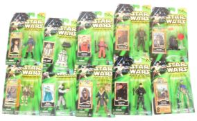 STAR WARS - POWER OF THE JEDI - COLLECTION OF CARDED ACTION FIGURES