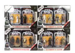 STAR WARS - HASBRO COMMEMORATIVE TIN COLLECTION ACTION FIGURE SETS