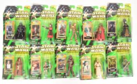 STAR WARS - POWER OF THE JEDI - COLLECTION OF CARDED ACTION FIGURES