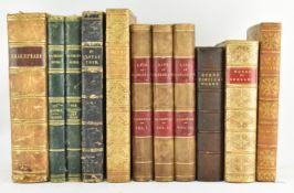 BINDINGS. COLLECTION OF 19TH & EARLY 20TH CENTURY GILT LEATHER BINDINGS