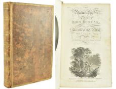 BINDING. 1796 THE PILGRIM'S PROGRESS BY JOHN BUNYAN SCARCE EDITION IN SMART FULL TREE CALF