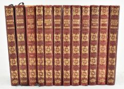 BINDINGS - DICKENS, CHARLES. C1900 NEW CENTURY LIBRARY SET OF TWELVE WORKS