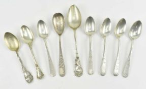 COLLECTION OF 19TH & 20TH CENTURY AMERICAN SILVER FLATWARE
