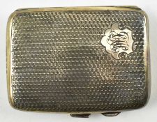 GEORGE V HALLMARKED SILVER CIGARETTE CASE