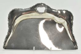 EARLY 20TH CENTURY AMERICAN STERLING SILVER CRUMB TRAY